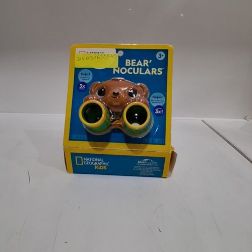KID'S NATIONAL GEOGRAPHIC BEAR'NOCULARS/BINOCULARS - 3X ZOOM - BROWN / GREEN image 5