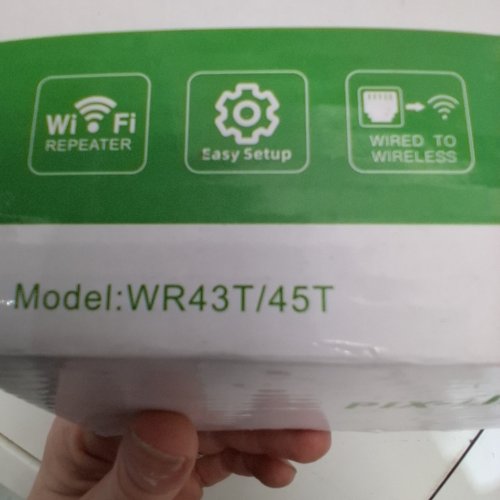 PIX-LINK WIRELESS WIFI REPEATER - BLACK (MODEL: WR43T/45T) image 3
