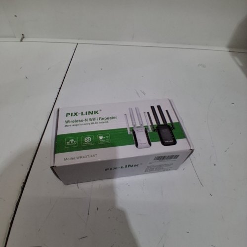 PIX-LINK WIRELESS WIFI REPEATER - BLACK (MODEL: WR43T/45T) image 5