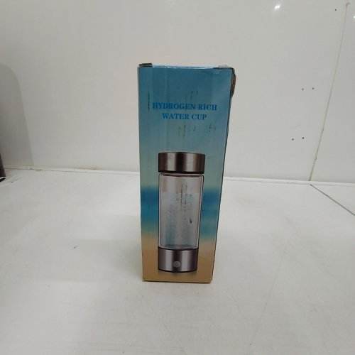 HYDROGEN RICH RECHARGEABLE WATER CUP - 450ML - SILVER image 3
