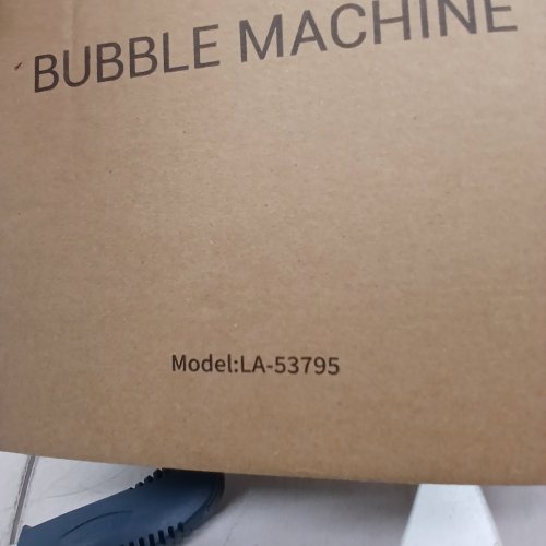 THEEFUN PLUG IN BUBBLE MACHINE - SILVER image 3