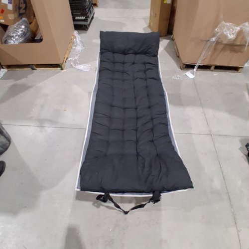 FOLABLE CAMPING COT WITH CARRYING BAG AND MATTRESS - SINGLE - BLACK image 4