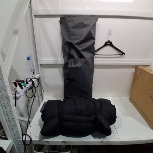FOLABLE CAMPING COT WITH CARRYING BAG AND MATTRESS - SINGLE - BLACK image 5