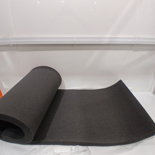 AKTRADING CO. AKLINENS CERTIPUR-US CERTIFIED RUBBER FOAM SHEET CUSHION REPLACEMENT/UPHOLSTERY FOAM - 2" X 24" X 72" - BLACK image 2
