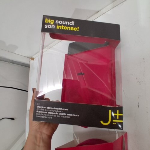 J+ WIRED STEREO HEADPHONES - PINK image 2