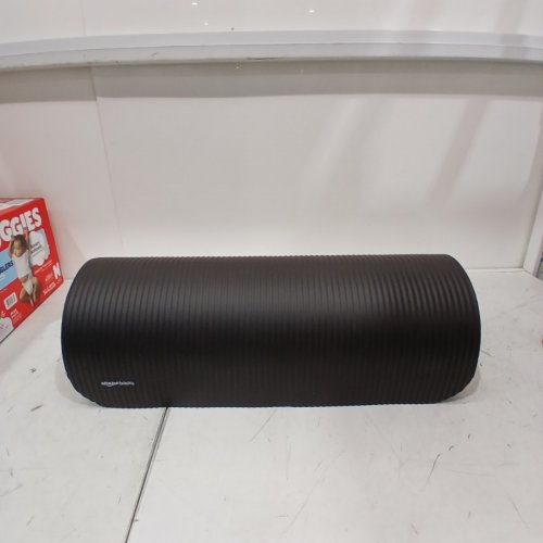 AMAZON BASICS EXTRA THICK EXERCISE/YOGA MAT - 74" X 24" X 1/2" - BLACK image 2