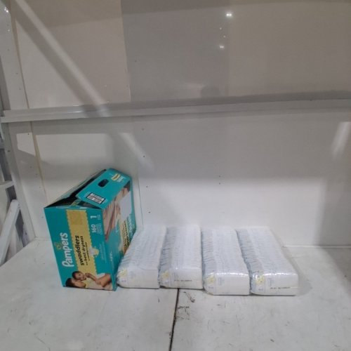 160PK PAMPERS SWADDLERS DIAPERS - SIZE 1 - 8-14LB image 3