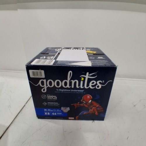 44PK BOY'S GOODNITES BEDTIME BEDWETTING UNDERWEAR - EXTRA SMALL (23-43LBS) - MARVEL'S SPIDERMAN (MODEL:46760) image 2