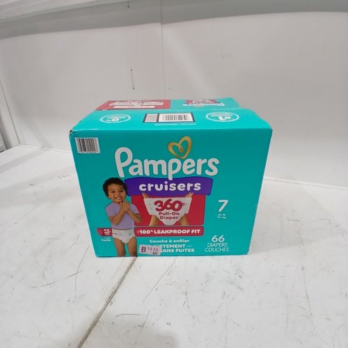 66PK PAMPERS CRUISERS 360° DIAPERS - SIZE 7 - MULTICOLOURED image 2