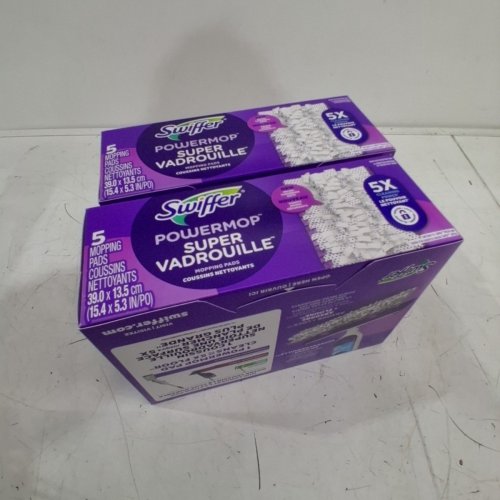 10PK SWIFFER POWER MOP MOPPING PAD REFILLS- 15.4" X 5.3" image 2