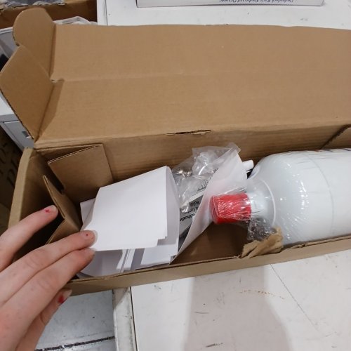 3M AQUA PURE UNDER THE SINK FULL FLOW DRINKING WATER REPLACEMENT FILTER FOR AQUA-PURE SYSTEM 3MFF100, REDUCES PARTICULATES, CHLORINE TASTE AND ODOR, CYST, LEAD, SELECT VOCS, WHITE/BLUE, (MODEL: 3MFF101) image 3