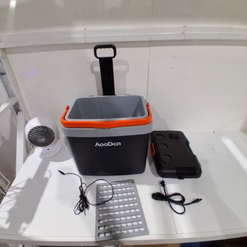 AOODEN ELECTRIC CAR COOLER AND WARMER - 240V 24DC 33L - ORANGE/GREY/BLACK (MODEL:JY-B-33L) image 3