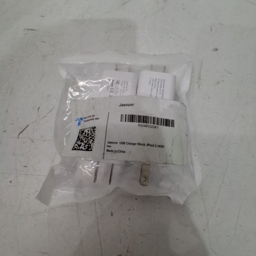 4PK JAEOUNR USB C WALL CHARGER - 5V - WHITE image 2