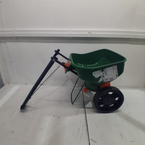 SCOTTS FOLDABLE TURF BUILDER EDGEGUARD MINI BROADCAST SPREADER - 5000SQ.FT - GREEN (MODEL: LB15267/76121) image 2