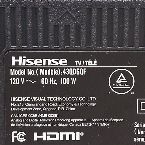 HISENSE 43" 4K SMART QLED FIRE TV - WITH DOLBY VISION & ATMOS, AI 4K UPSCALER, AI SMOOTH MOTION, GAME MODE PLUS - BLACK (MODEL: 43QD6QF) image 17