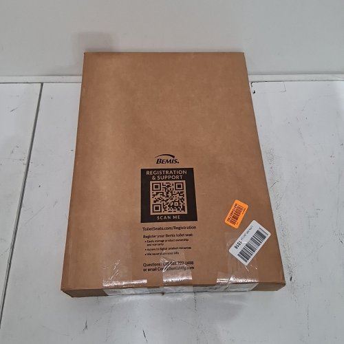 MAYFAIR CAMERON TOILET SEAT WILL NEVER LOOSEN AND EASILY REMOVE, ELONGATED, DURABLE ENAMELED WOOD - BONE (1841EC 006) image 5