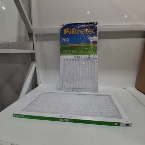 2PK FILTRETE AC FURNACE AIR FILTER - MPR 700 - 14" X 25" X 1" image 2