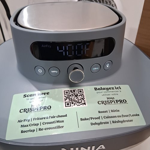 NINJA CRISPI PRO 6-IN-1 GLASS AIR FRYER SAFE FAMILY-SIZED COOKING SYSTEM - 2.5QT - 6QT - CYBERSPACE (MODEL: AS101CCY) image 5