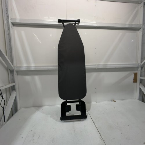 PETIARKIT FOLDABLE LARGE IRONING BOARD WITH HEAT RESISTANT COVER, IRON BOARD WITH STEAM IRON REST - BLACK image 2