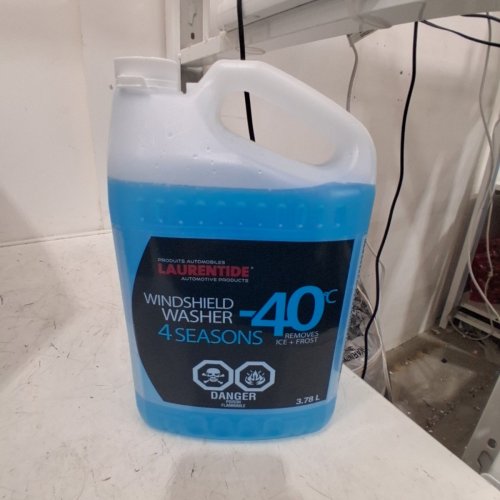 LAURENTIDE AUTOMOBILE PRODUCTS WINDSHIELD WASHER FLUID, REMOVES ICE + FROST - 3.78L (-40C) image 2
