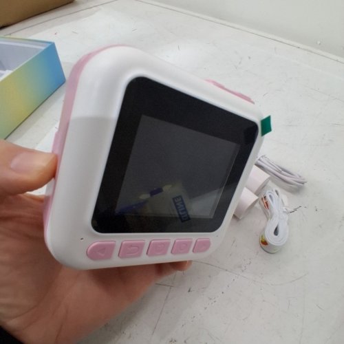 KIDS BEGALLY INSTANT PRINT CAMERA WITH 32GB CARD - PINK/WHITE image 4