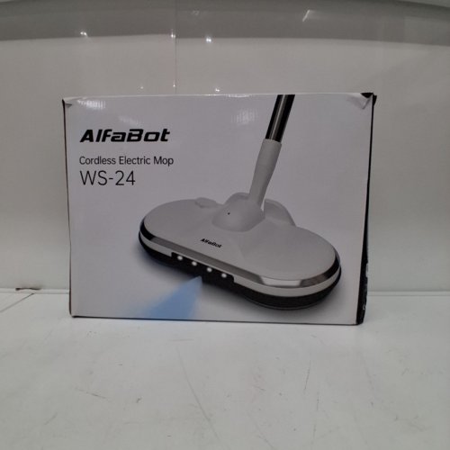 ALFABOT 4-IN-1 CORDLESS ELECTRIC FLOOR MOP WITH SPRAYER AND LED LIGHTS - WHITE (MODEL:WS-24) image 6