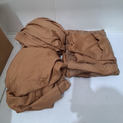 7PC HYMOKEGE FULL SIZE COMFORTER SET COMFORTER, SHEETS, SHAMS - FULL - BROWN image 3