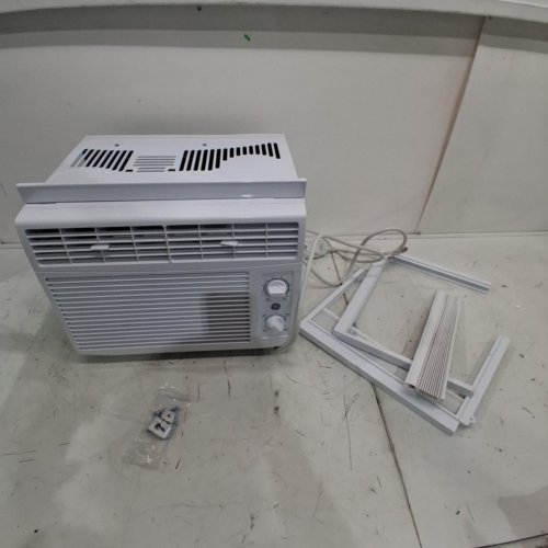 GE APPLIANCES ELECTRONIC WINDOW AIR CONDITIONER - 5,000 BTU - 150SQ.FT - WHITE (MODEL: AWAS05BWFC) image 3