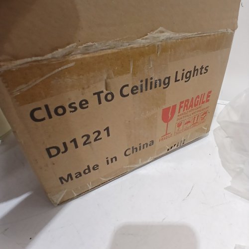 GLOMUSE FLUSH MOUNT CEILING LIGHT - CHROME (MODEL: DJ1221) image 2