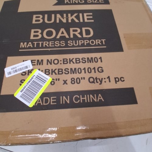 SELLMAZON HEAVY DUTY BUNKIE BOARD MATTRESS SUPPORT - KING - GREY (MODEL: BKBSM0101G) image 2