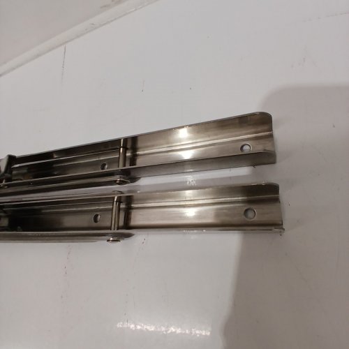 2PK HEAVY DUTY WALL MOUNT FOLDING BRACKET - 18" - STAINLESS STEEL image 3