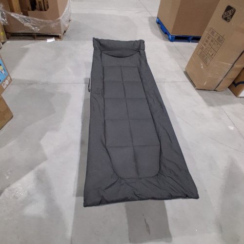 OVERMONT FOLDABLE CAMPING COT - GREY image 2