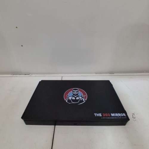 LIPFI'S BARBERSHOP HANGABLE 3-WAY TRIFOLD 360 MIRROR WITH LED LIGHTS - 20"X35.5" - BLACK image 4