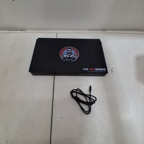 LIPFI'S BARBERSHOP HANGABLE 3-WAY TRIFOLD 360 MIRROR WITH LED LIGHTS - 20"X35.5" - BLACK image 5