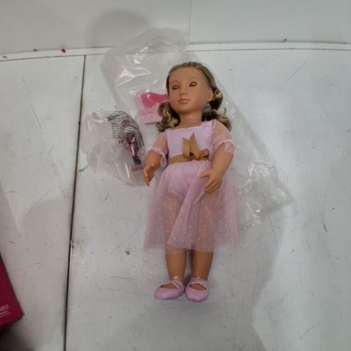 OUR GENERATION NATASHA DOLL WITH PINK DRESS - 18" (MODEL: BD31791Z) image 2