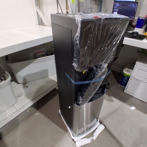 EUHOMY BOTTOM LOADING WATER COOLER DISPENSER WITH HOT/COLD AND CHILD LOCK - 5GAL - BLACK/SILVER (MODEL: WC003-X3BS-CAZX) image 6