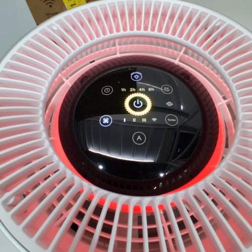 GOVEELIFE SMART AIR PURIFIER - APP & ALEXA CONTROL - COVERS UP TO 1162 SQ.FT- WHITE (MODEL: H7129) image 2