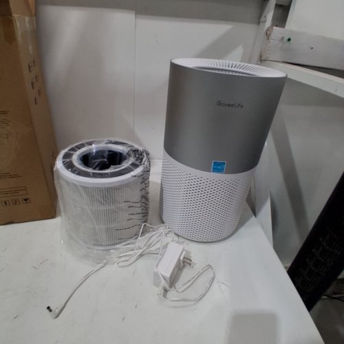GOVEELIFE SMART AIR PURIFIER - APP & ALEXA CONTROL - COVERS UP TO 1162 SQ.FT- WHITE (MODEL: H7129) image 3