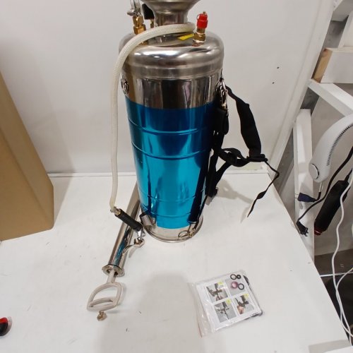 STAINLESS STEEL HAND-PUMP AUTO-PRESSURE SPRAYER - 12L CAPACITY - STEEL (MODEL: SWZ16) image 2