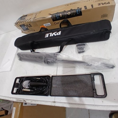 6PC PYLE PROFESSIONAL DYNAMIC MICROPHONE KIT - 1/4' AUDIO CONNECTION - BLACK (MODEL : PDMIC88ST) image 3