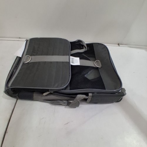 SHERPA ORIGINAL DELUXE PET TRAVEL CARRIER - LARGE 19" X 11.75" X 11.5" - 22LB MAX CAP - CHARCOAL GRAY (MODEL: 55555-29995-001) image 2