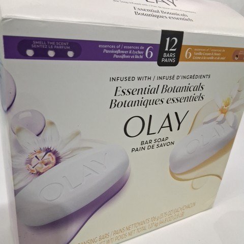 11PK OLAY ESSENTIAL BOTANICALS BAR SOAP - PASSIONFLOWER & LYCHEE / VANILLA CREAM & HONEY image 2