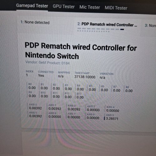 PDP REMATCH WIRED GLOW IN THE DARK CONTROLLER FOR NINTENDO SWITCH - SUPER MARIO 1-UP - BLACK/GREEN image 2