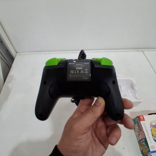 PDP REMATCH WIRED GLOW IN THE DARK CONTROLLER FOR NINTENDO SWITCH - SUPER MARIO 1-UP - BLACK/GREEN image 4
