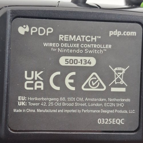 PDP REMATCH WIRED GLOW IN THE DARK CONTROLLER FOR NINTENDO SWITCH - SUPER MARIO 1-UP - BLACK/GREEN image 5