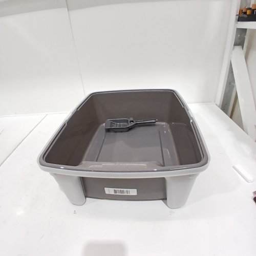 IRIS CAT LITTER BOX - DARK GREY/CLEAR (MODEL: CLH-12) image 2