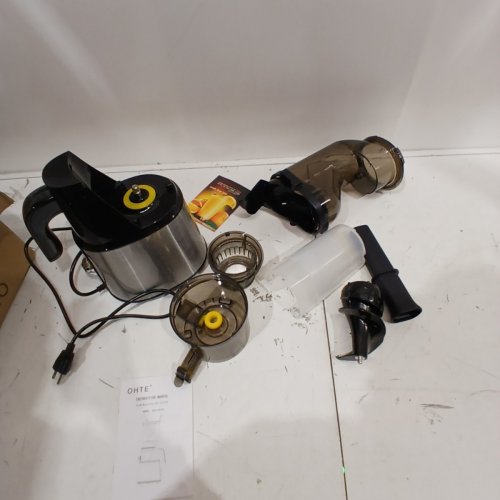 OHTE SLOW MASTICATING JUICER FOR FRUITS & VEGETABLES, 250W - 3.9" CHUTE - STAINLESS STEEL (MODEL: OHCL2023L) image 3