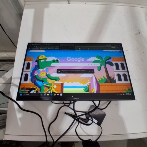 SAMSUNG ESSENTIAL MONITOR S3 FHD MONITOR WITH 100 HZ REFRESH RATE, IPS PANEL, 5 MS, GAME MODE, SUPER SLIM DESIGN, TILT ADJUSTMENT - 22" - BLACK (MODEL: S22D300GAN) image 2