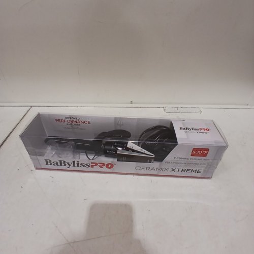 BABYLISSPRO 1" CERAMIC CURLING IRON WITH SPRING HANDLE - BLACK (MODEL: BABC100SNC) image 4