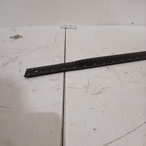 ALUMINUM T-SQUARE FOR ART FRAMING/DRAFTING - 24" - BLACK image 3